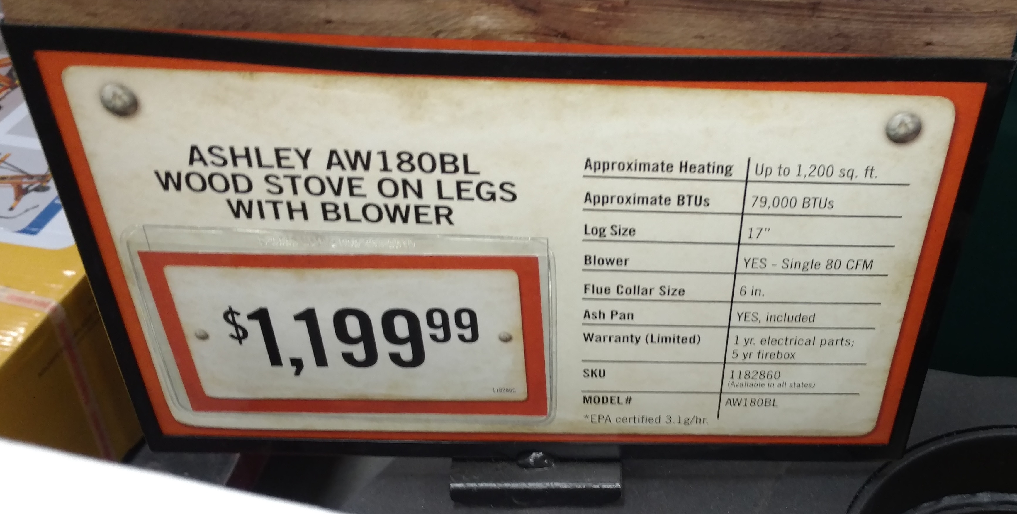 What Can You Tell Me About This Wood Burning Stove It S On Clearance Ar15 Com